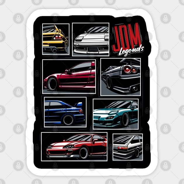 JDM Legends Sticker by Markaryan
